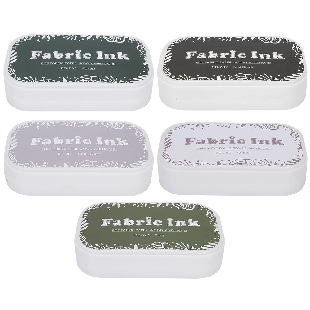 Colored Ink Pad DIY Accessories Stamp Ink Pad   Sponge Colored Ink Pad DIY Accessories for Rubber Stamp Paper Cloth view 2