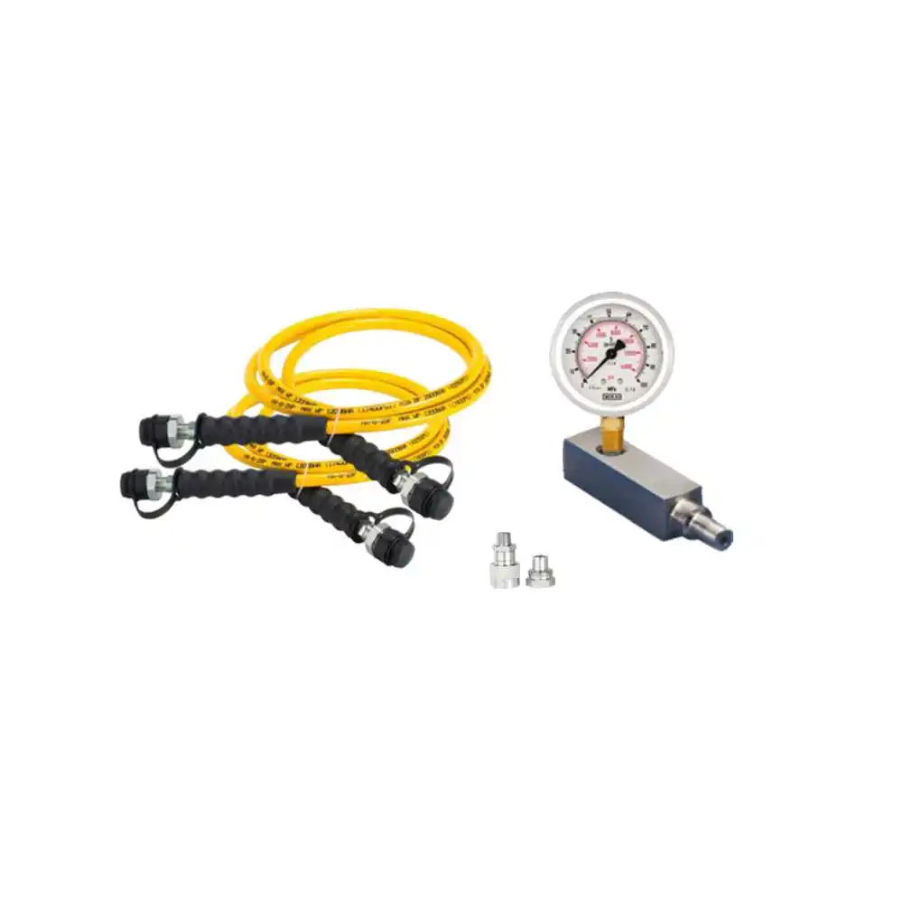 

Hydraulic hose accessories for double-acting hydraulic systems