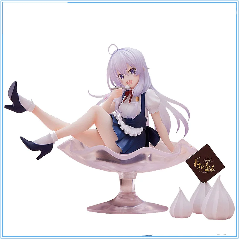 

In Stock Wandering Witch:The Journey Of Elaina Elaina Sitting Position Anime Action Figure Toys Gift Collectible Model Ornaments