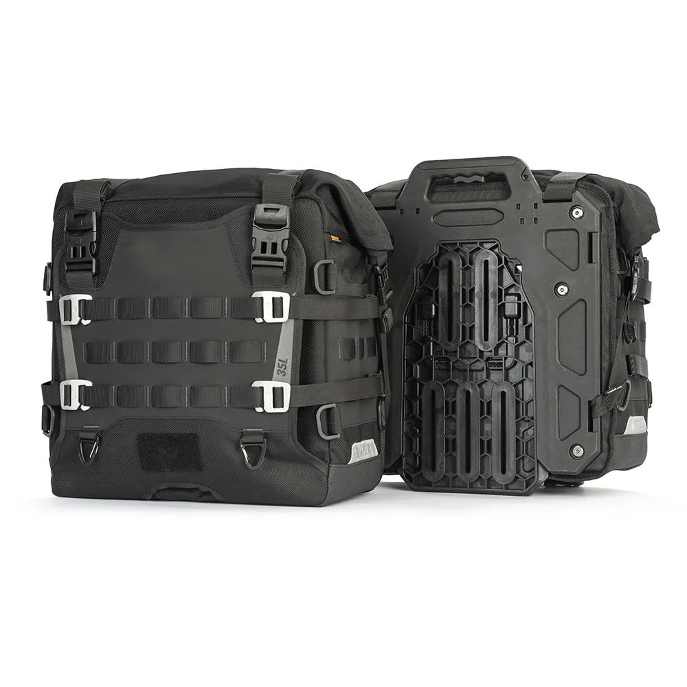 

Motorcycle Quick Release Side Bag, Mechanic Series 35 Liter Side Rack Luggages For Motorcycle Touring