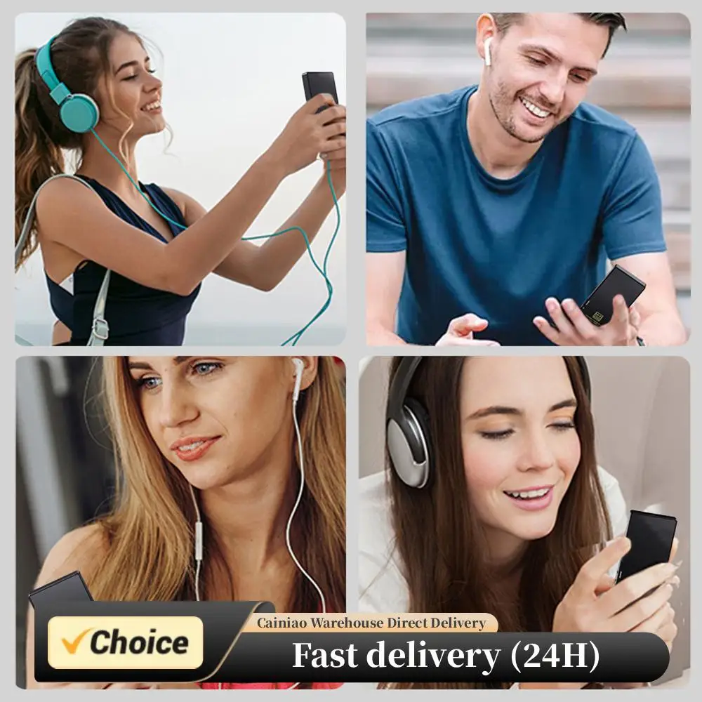 

Высококачественный MP3-плеер без потерь, встроенный динамик, цифровой Hi-Fi MP3-плеер, диктофон, музыкальный аудиоплеер, поддерживает до 128 ГБ