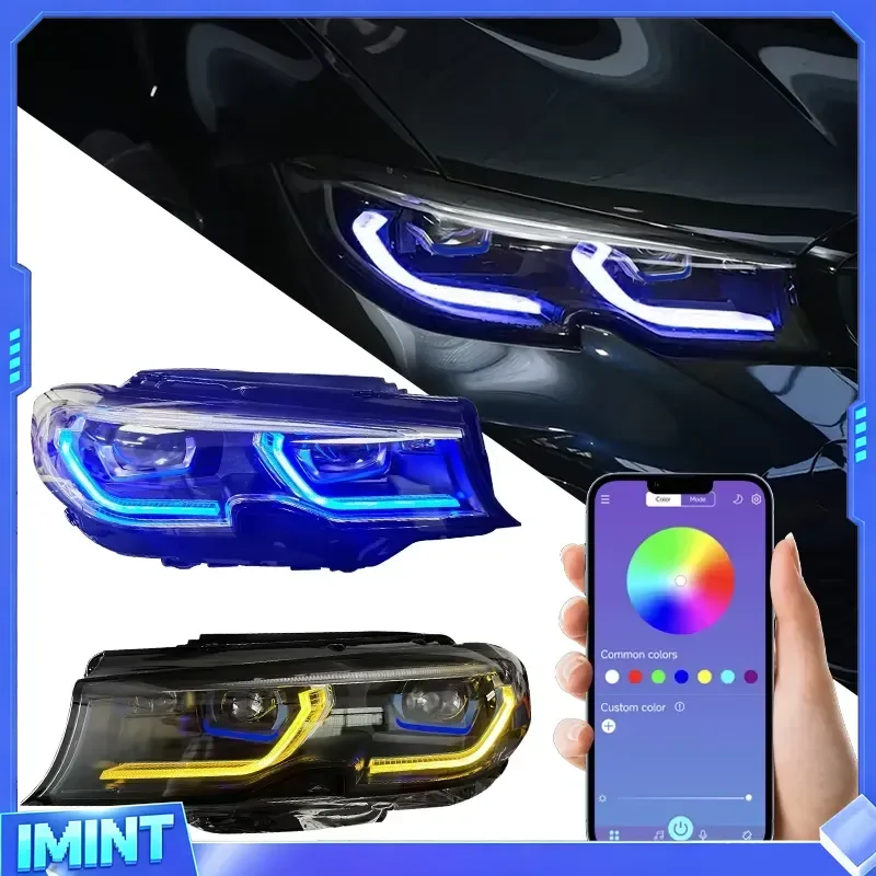YU GUANG for 3 Series 330i 340i G20 Head Light 2019 2022 Front Lights Upgrade RGB Module LED RGB Headlight With AFS