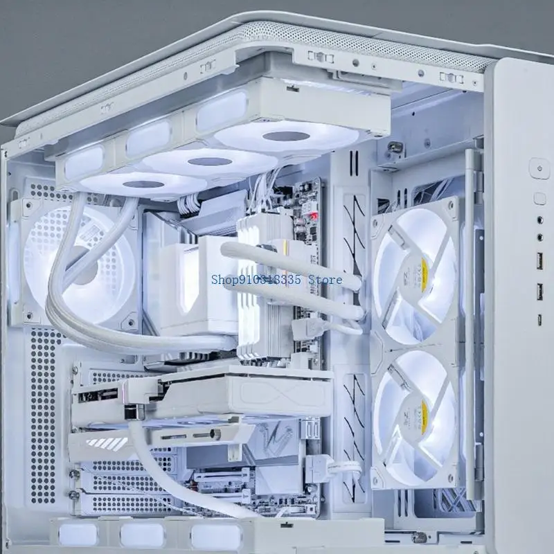 24Pin PSUs Power Extension Cable With ARGB Lighting For Clean Build
