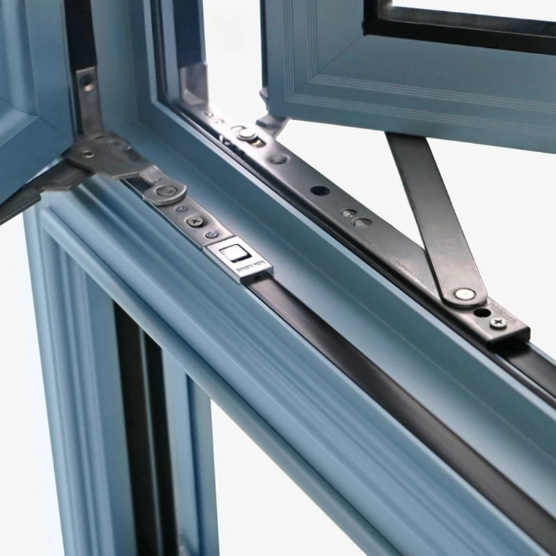 Sound insulation aluminum alloy casement window, kitchen heat insulation window screen integrated window