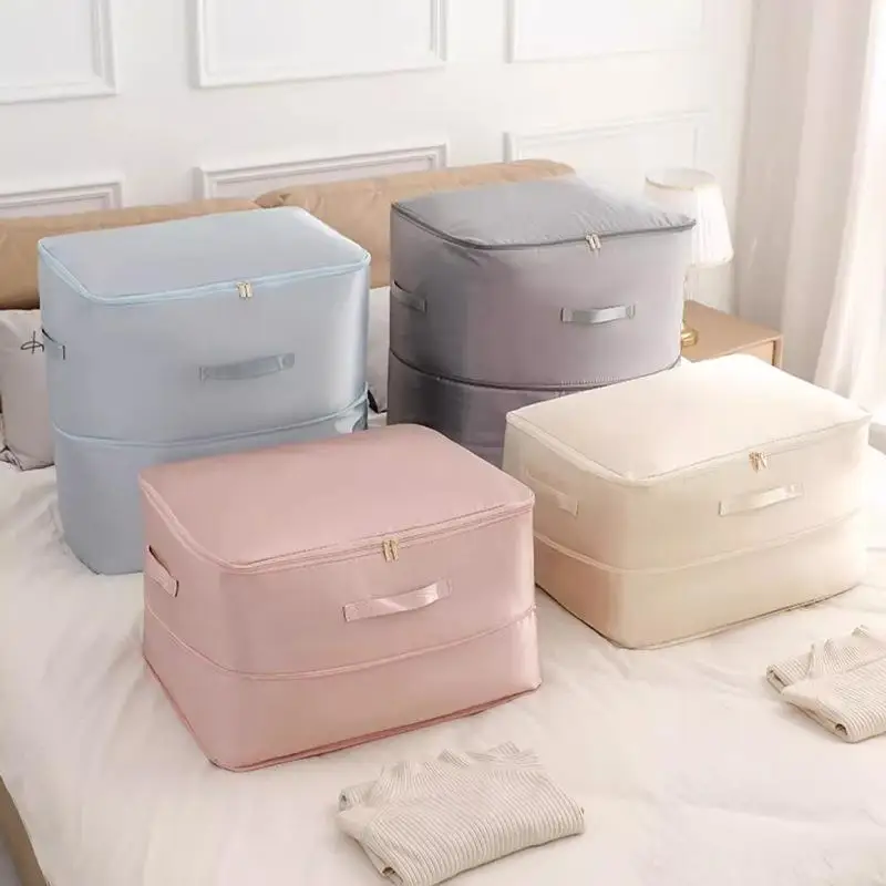 ~Compressible Quilt Storage Bag With Air Vent 50 Percent Space Saving Ideal For Home Closet Seasonal Bedding Storage