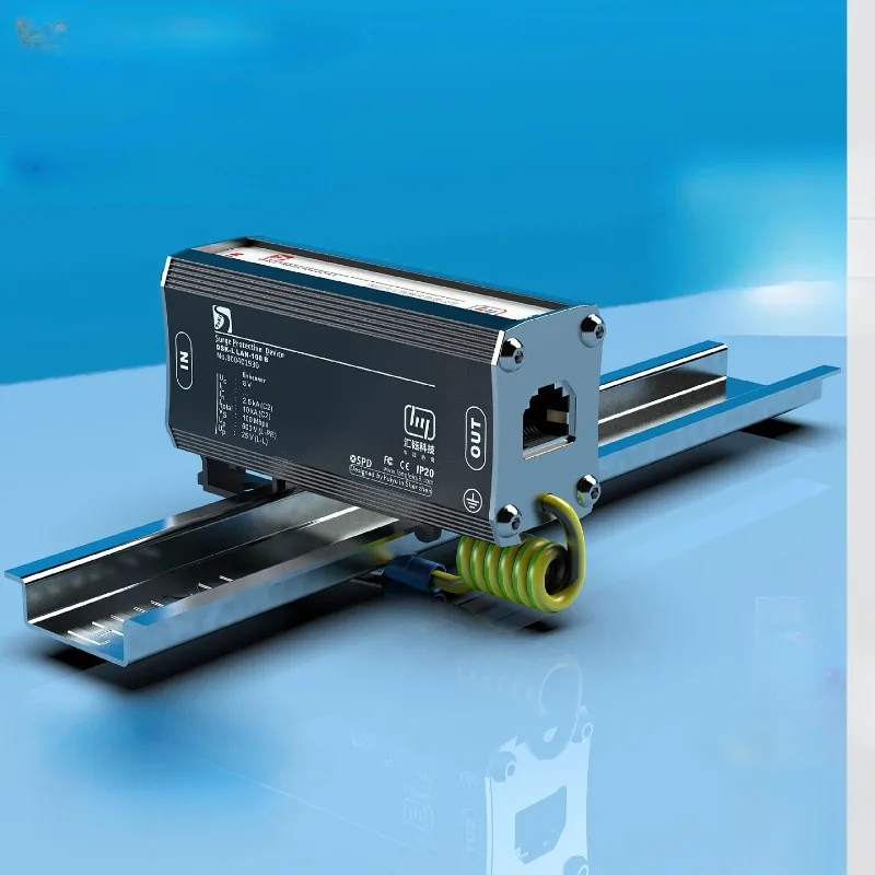 

Gigabit Network Lightning Protector POE RJ45 Network Port Network Cable Extender Isolated Surge Protection Relay