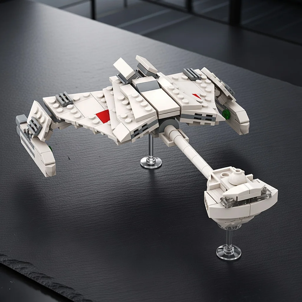 moc星間宇宙戦艦組み立てブロックd7クラス戦艦ブリックモデルdiy-sf宇宙船ファンギフト
