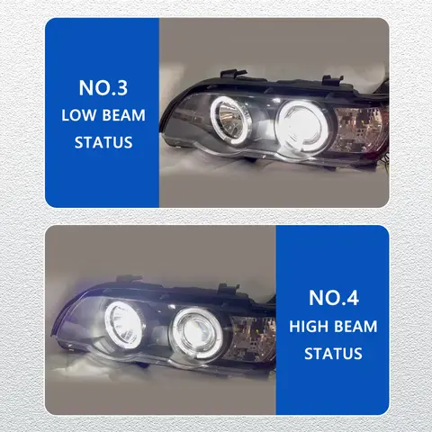 8 best sales bmw x5 e53 headlight - №5