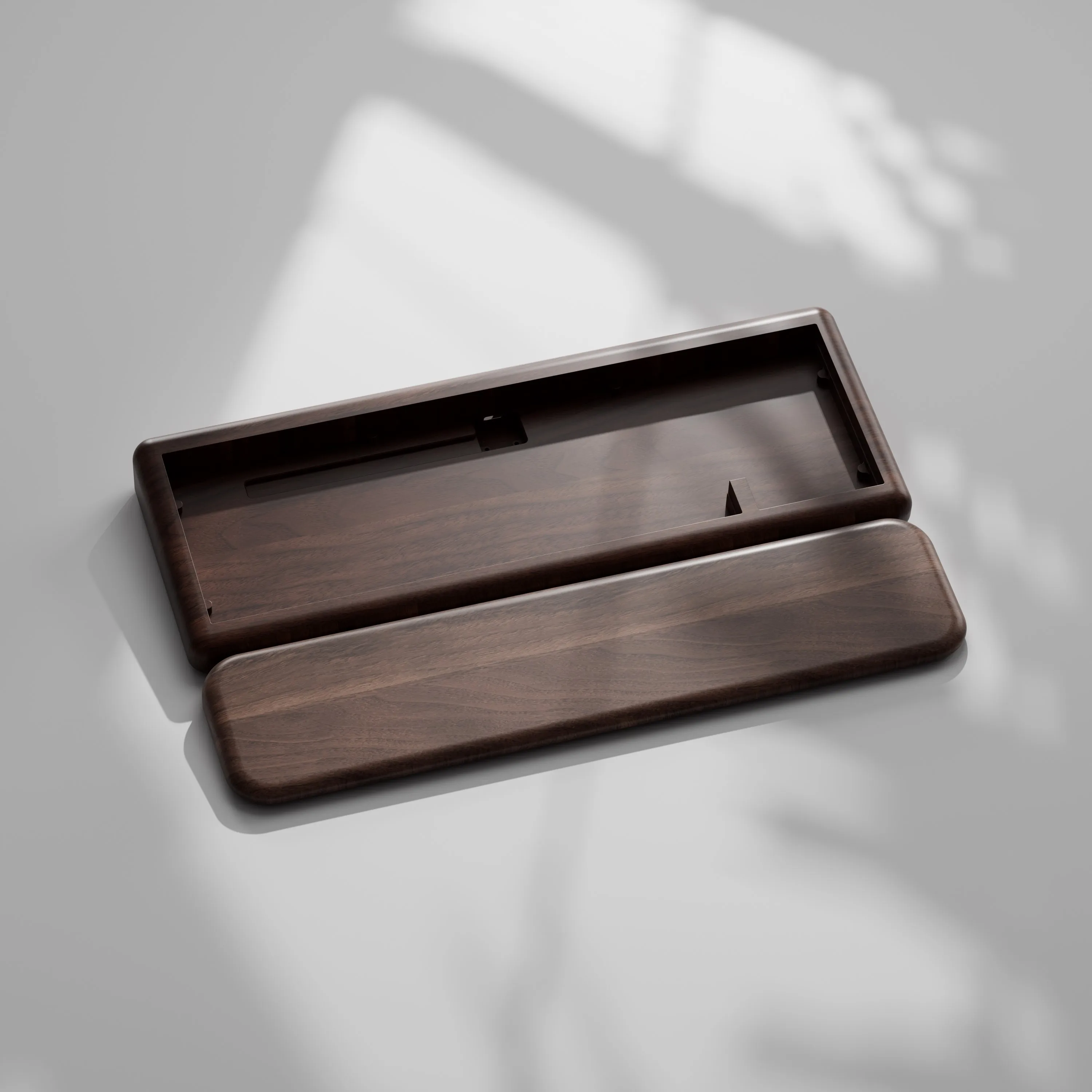 Dusk 67 Wooden keyboard kit (The Walnut Wrist Rest should be bought additionally)