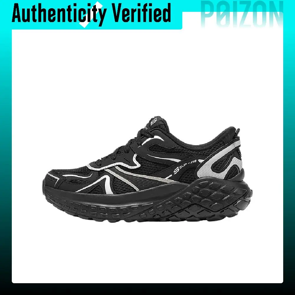 Skechers Monster Abrasion Resistant Low top Chunky Sneakers Men's Black 232749-BLK