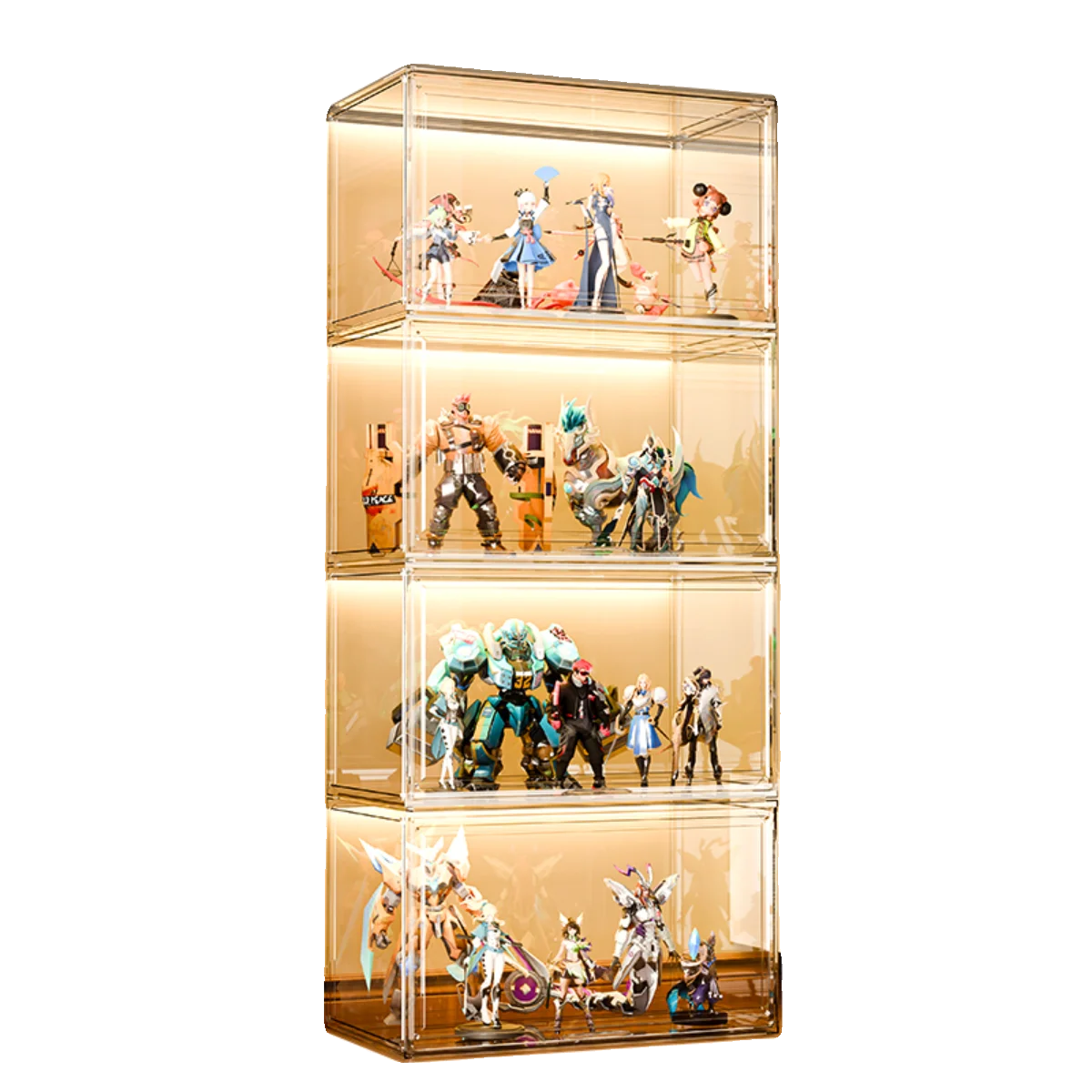 

Cabinet Display Cabinet Suitable for Lego Figure Storage Living Room Imitation Glass Transparent Household Ornament