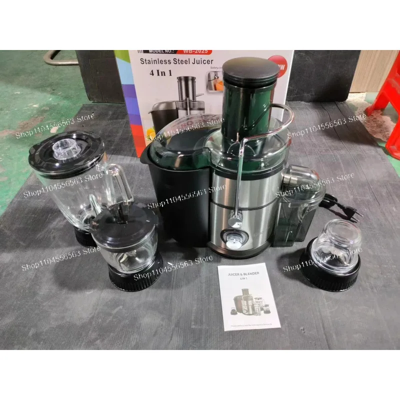 Бытовая соковыжималка для фруктов и овощей Коммерческий блендер для измельчения мяса Машина для фруктового сока