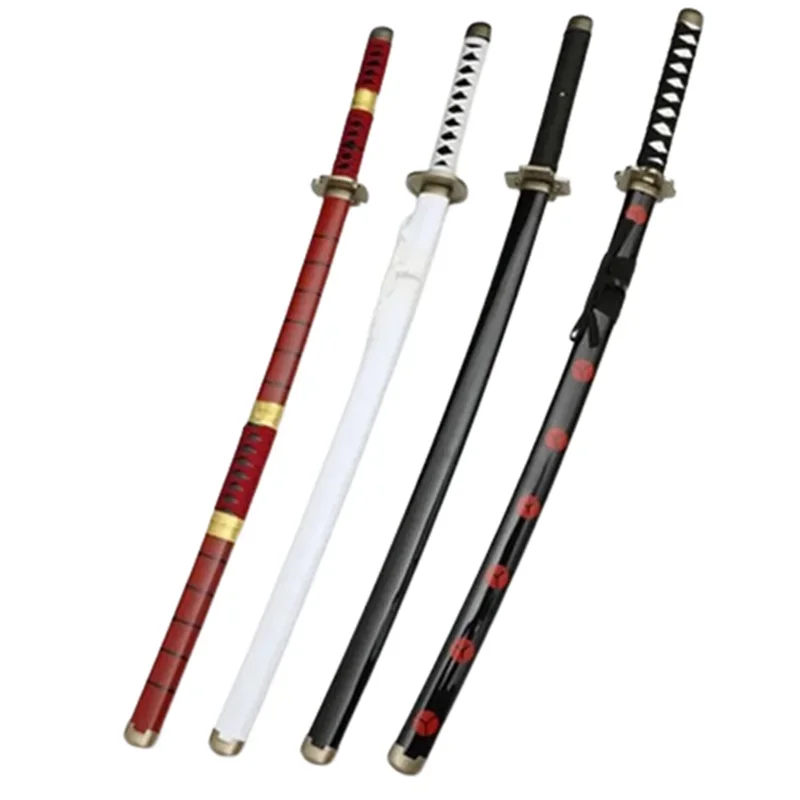 

Cosplay Roronoa Zoro Xue Zou Cool 41inch Katana Sword Role Playing Sandai Kitetsu 104cm Wood Weapon Model