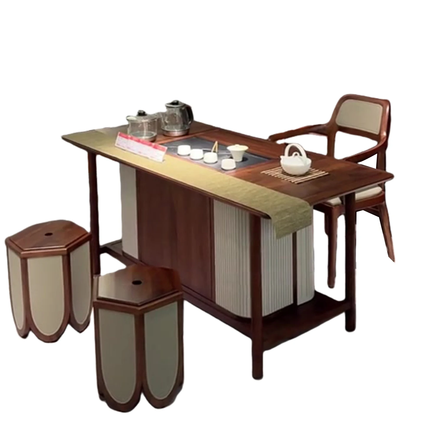 

Ebony tea table, solid wood Kung Fu tea table, living room furniture
