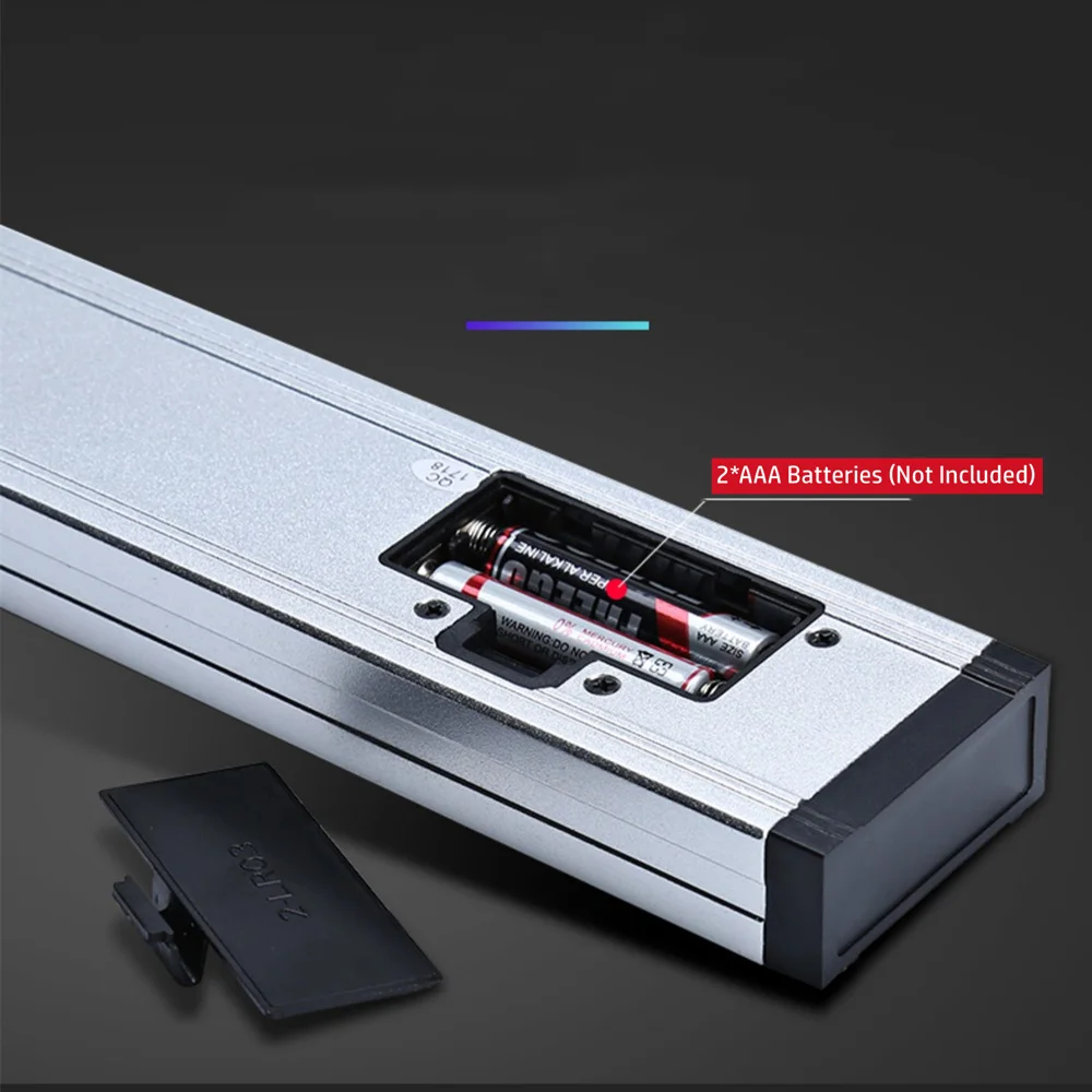 NEW! 40cm/60cm/80cm Electronic Digital Display Level Ruler Aluminum Alloy Angle Inclinometer Laser Infrared Magnetic Level Ruler