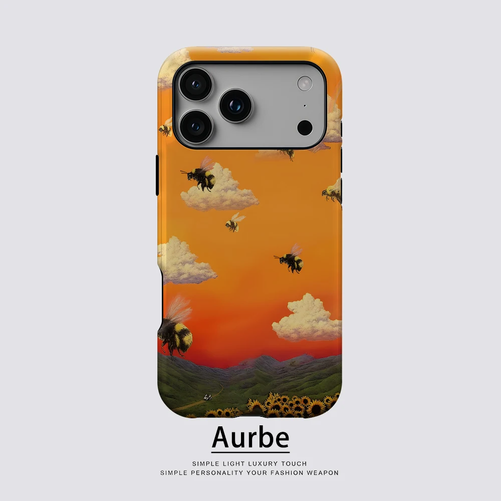 Sunset Bee & Sunflo…