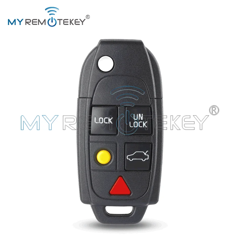

MYREMOTEKEY FCC LQNP2T-APU Сменный корпус откидного ключа 5-кнопочный для VOLVO C30 C70 S40 S60 S80 V50 V70 XC60 XC70 XC90 2003-2014