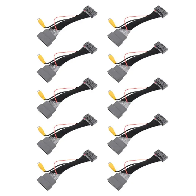 

A48P-10X Car Rear View Camera Adapter Wire Harness Cable Video Connector For Honda CRV Civic EXI 2012-2016