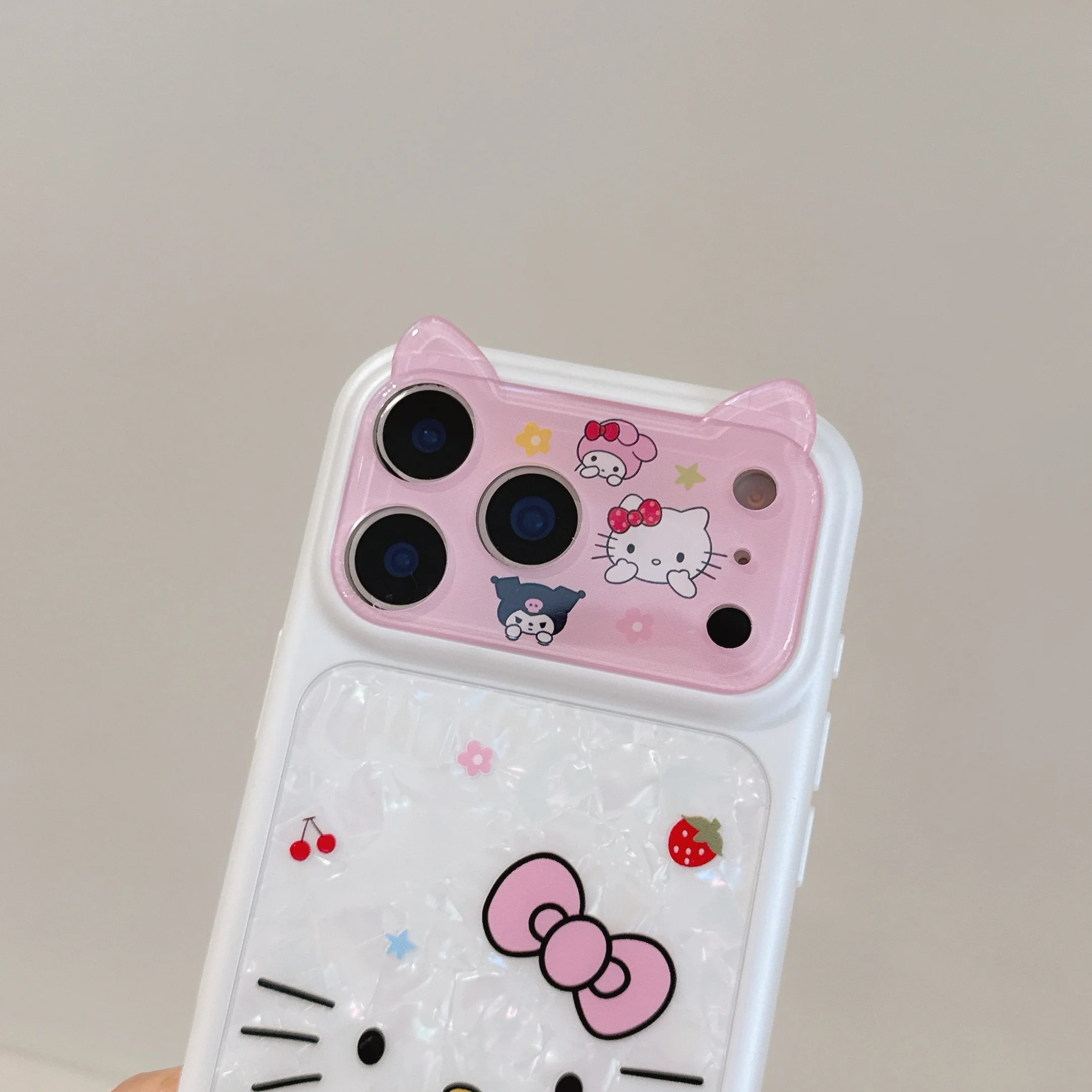 Cute Cartoon Y2K Hello Kitty Mobile Phone Case for IPhone 17 Pro Max 17 Pro 16 Pro Max 17 16 15 Pro Max Phone Case view 4