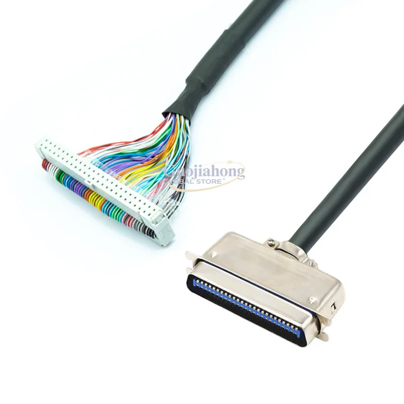 Customized length CN50 to IDC50 cable CN-57 series large CN50 to IDC50 slot interface 1 meter