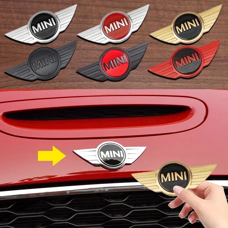 Metal Car Body Sticker Logo Rear Emblem Decal Accessories For BMW Mini Cooper Countryman Clubman S F55 F56 R55 R56 R60 F60 Badge