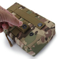 Zipper Waist Bag 600D Oxford Outdoor Military Tactical Bag Accessories Durable Belt Comouflage Pouch Hunting Airsoft