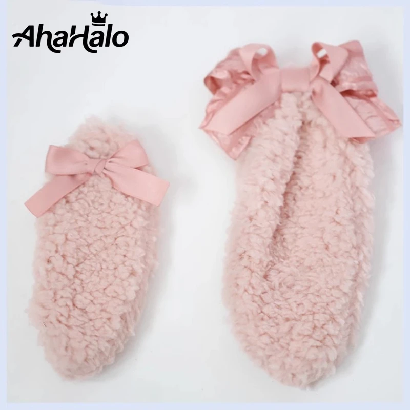 Lolita Bear Ear Headband Bowknot Hair Pink Kawaii Lolita Prop Headwear Cute Hairpin Female Headdress Hair Accessories Handmade