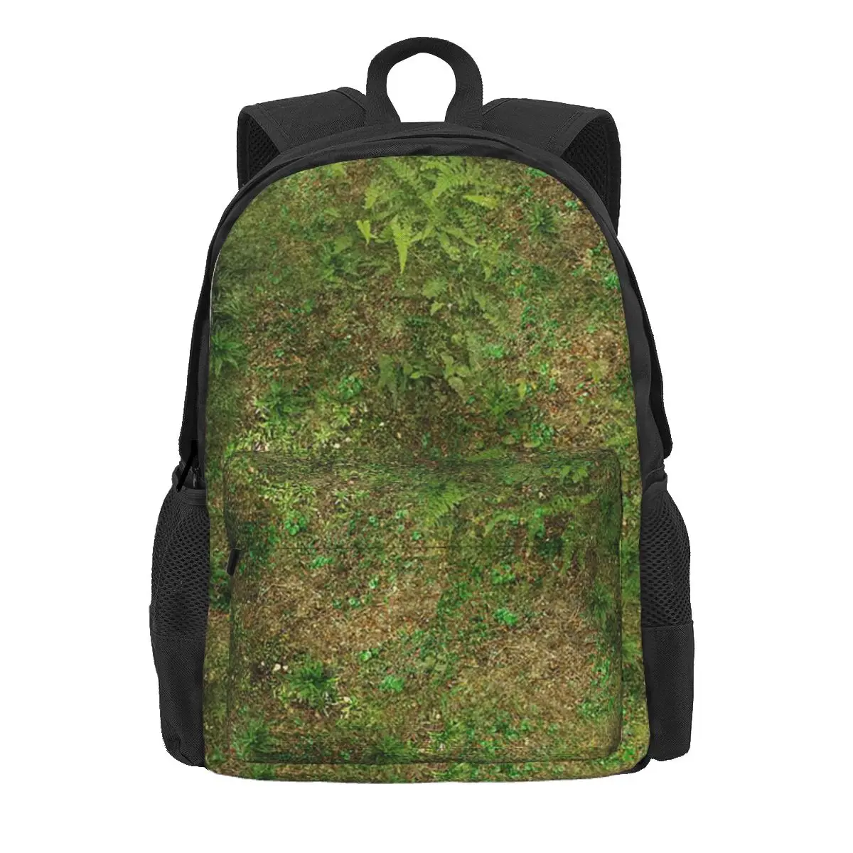 

Grass Battlemat Backpack Daypack Large Capacity Children BookBag School Bag Shoulder Bags for Men Women