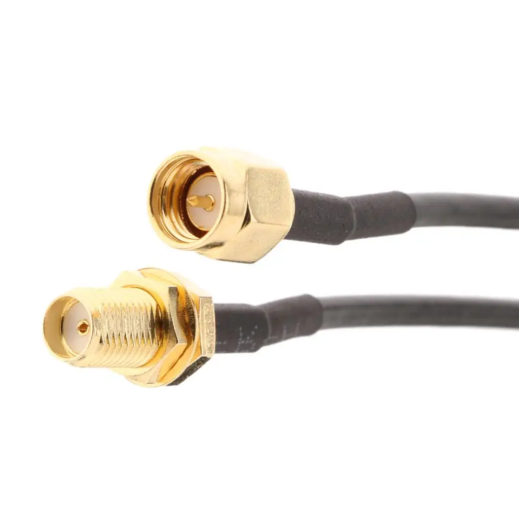 RP-SMA Extension Cable 5M Coax Adapter for Wifi Mesh Router 6 Dual Band Wireless Antenna Accessories