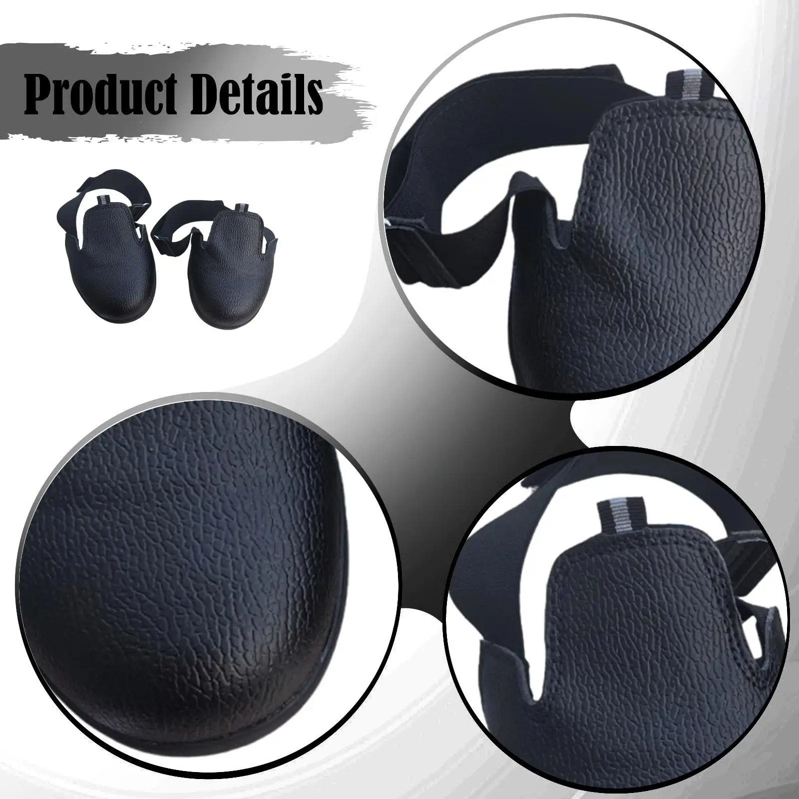 

Toe Cap Safety Shoe Covers Unisex with Adjustable Strap Anti Slip EU 36-46 Workplace Shoe Covers Safety Overshoe Toe Protector