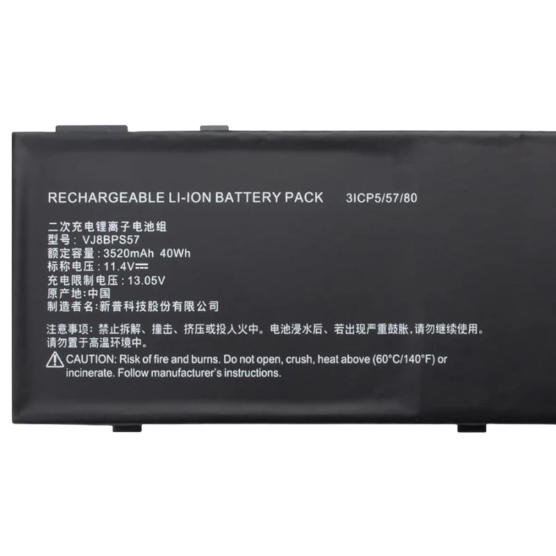 11.4V 40Wh 3520mAh New 3Cell Lithium-ion 31CP5/57/80 VJ8BPS57 Laptop Battery For Sony Vaio S15 2019 Year Series Notebook