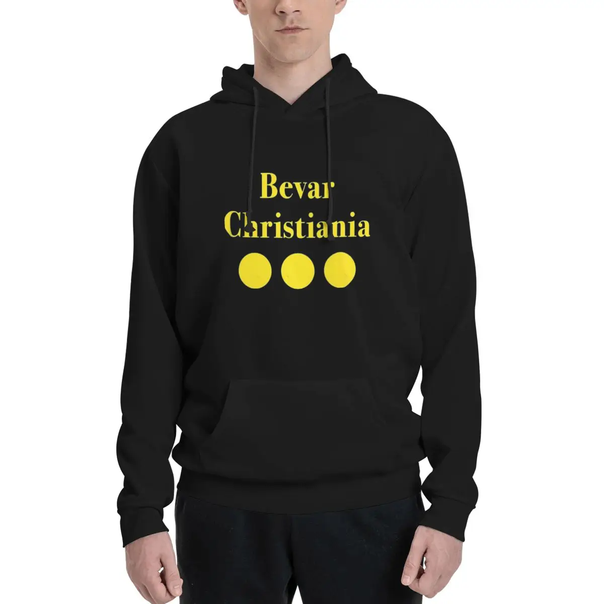 

BEVAR CHRISTIANIA Polyester Hoodie Men's Sweatershirt Warm Dif Colors Sizes
