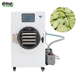 USA In-Stock 6kg 15kg Herbs And Food Vacuum Freeze Dryer Medium Dehydrator With Vacuum Pump Machine For Home Use