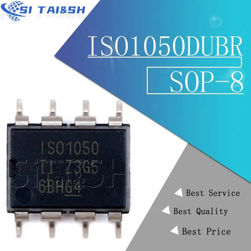 1PCS  ISO1050DUBR SOP8 ISO1050 SOP ISOLATED CAN TRANSCEIVER ISO1050D SMD