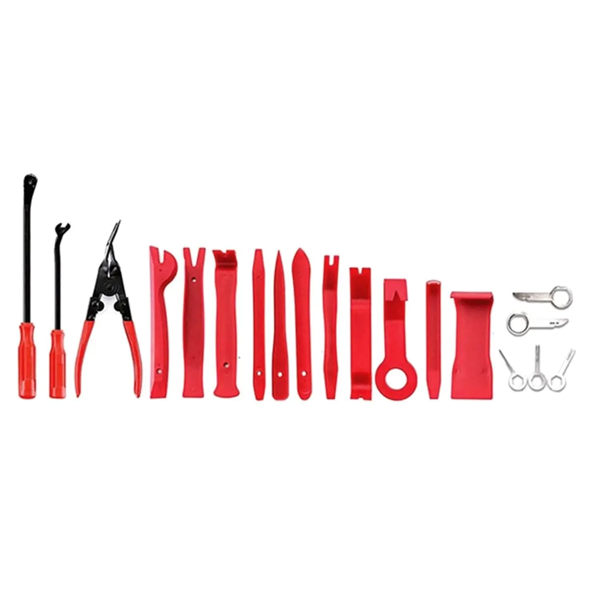Promotional-19 PCS Car Door Panel Removal Tool Kit Audio Decorative Removal Set PP Material for Car Maintenance and Repair