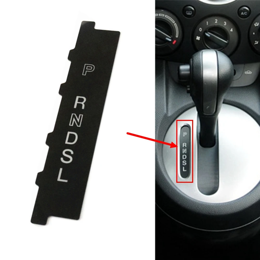 1pcs Auto Gear Indicator Automobile Selection Display Shift Panel Cover For Mazda 2 Demio 2007-2012 DE