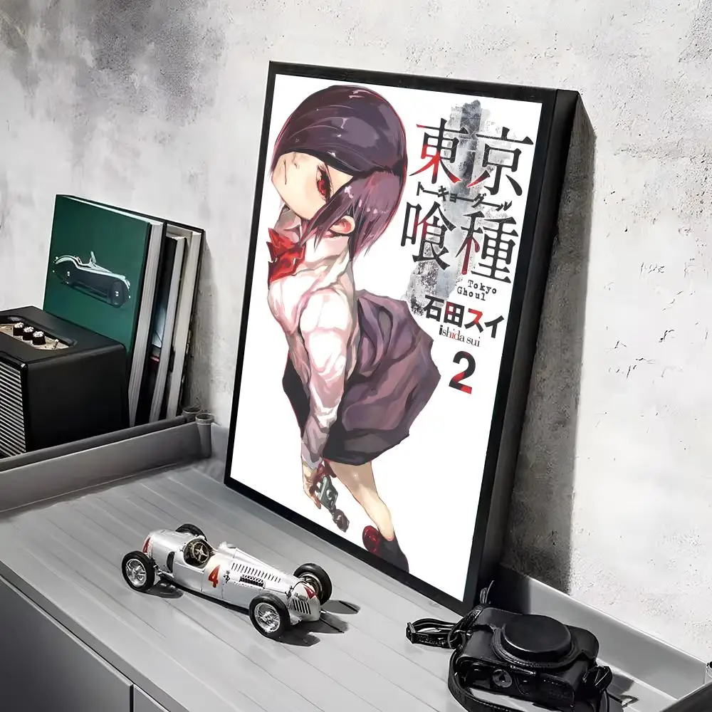 T-Tokyo Ghoul Anime-Poster-Aufkleber, HD-Gemälde, selbstklebende Kunst für Schlafzimmer, Wohnzimmer, Heimdekoration, moderne Wandaufkleber, Geschenk – Detail 25