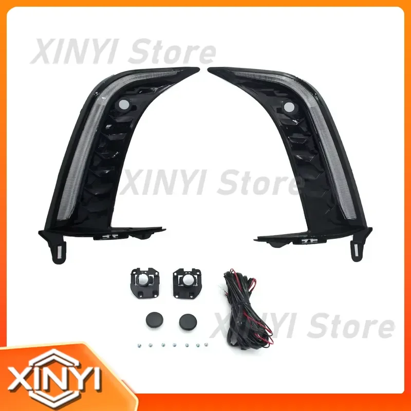 1 Set Front Bumper Fog Light with Turn Signal for Toyota Camry 2024 2025