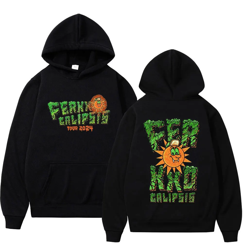 

Rapper Feid Ferxxocalipsis Tour 2024 Graphic Hoodie Men Women Fashion Trend Hip Hop Sweatshirts High Quality Fleece Pullovers