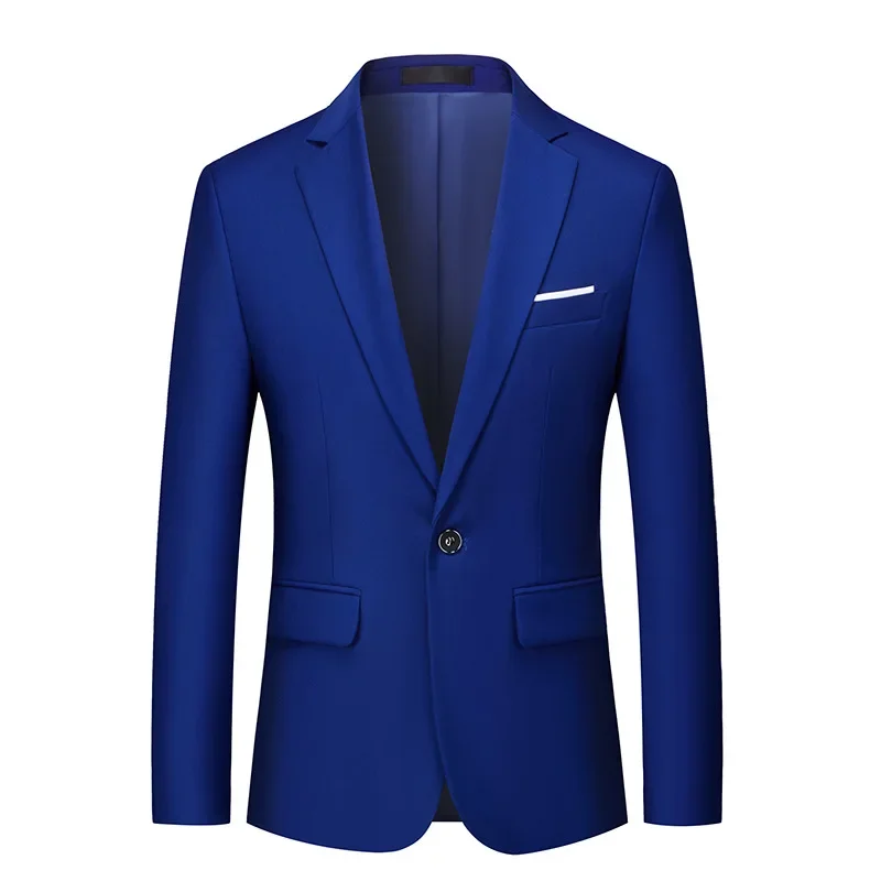 

B495-Slim Korean wedding suit jacket business formal dress for groomsmen