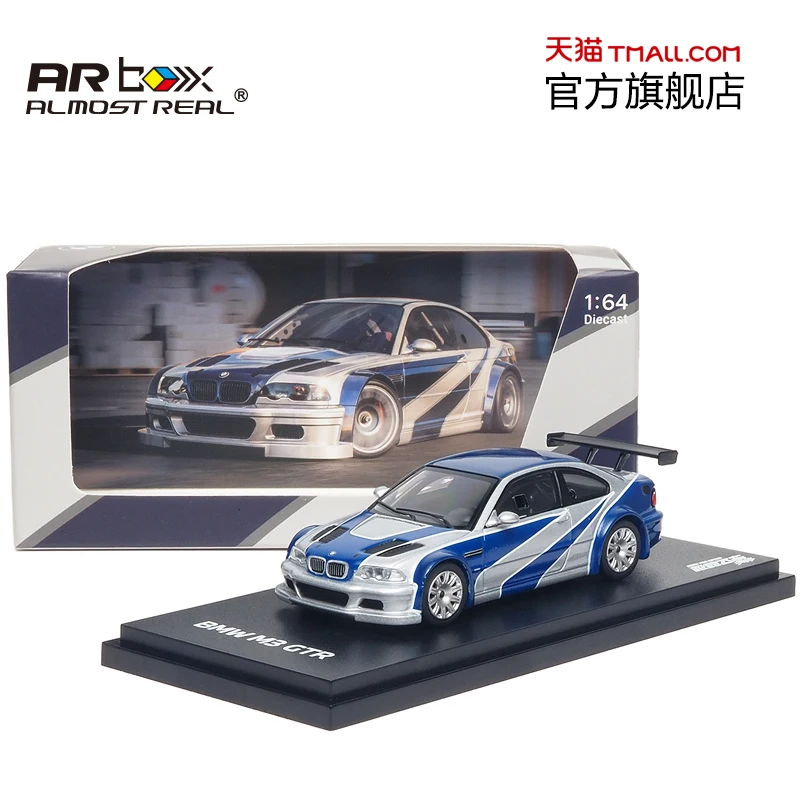 1:64 M3 GTR (precisa para velocidade: edição montada), modelo de carro em liga fundida, para que os adolescentes brincam com, decoração para adultos.