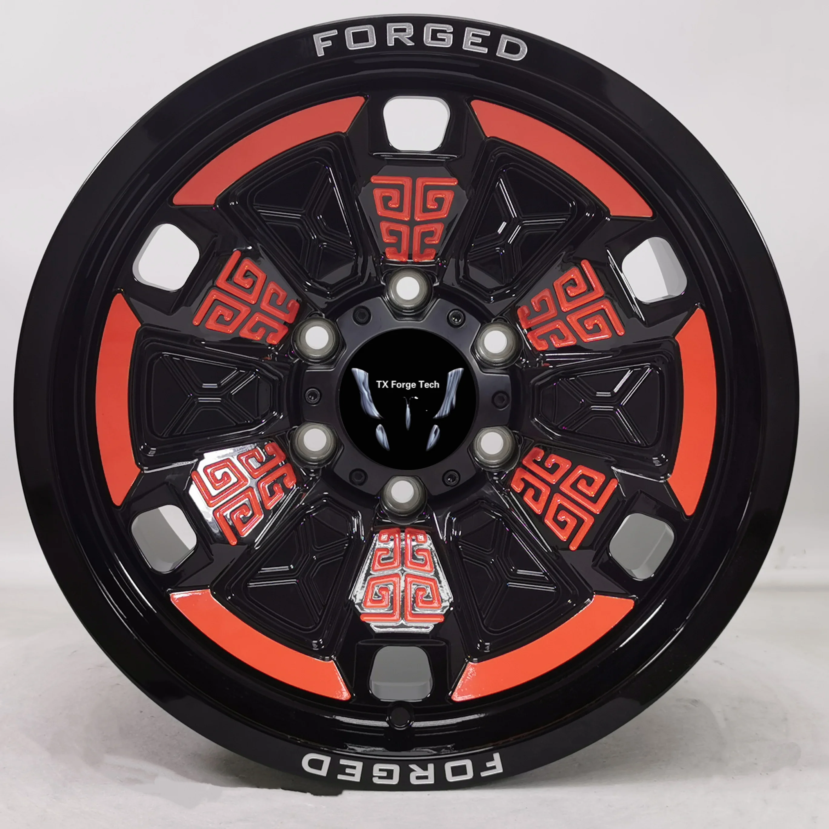 

OEM Manufacturer Direct Custom Forged Bronze Finish Aluminum Beadlock Off-Road Wheels 98mm PCD 25mm-30mm-40mm ET