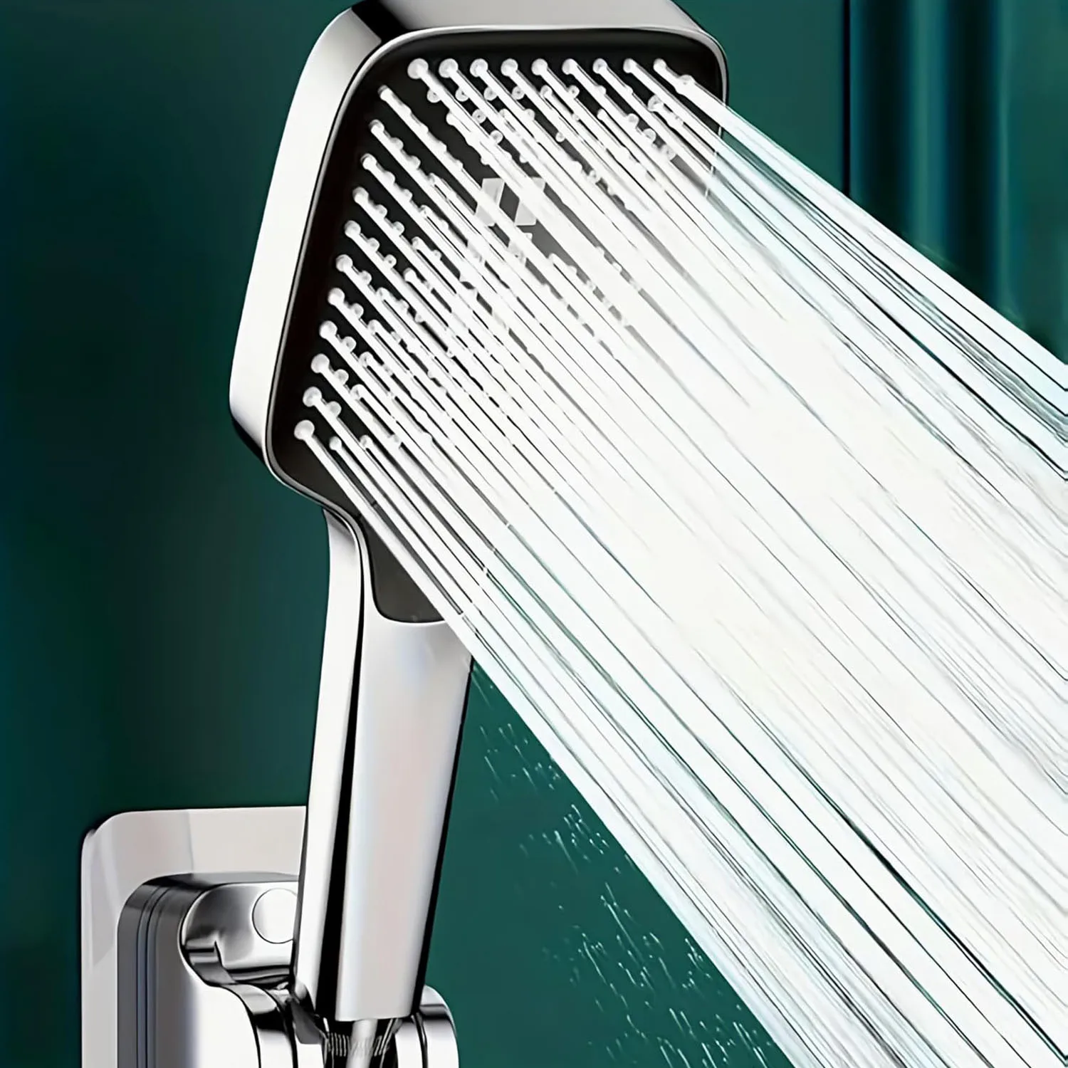 

Насадка под давлением для ванной комнаты, насадка для душа, экономия воды под высоким давлением, распылитель из АБС-пластика, аксессуары для ванной комнаты, хромированная насадка для душа с дождевой насадкой