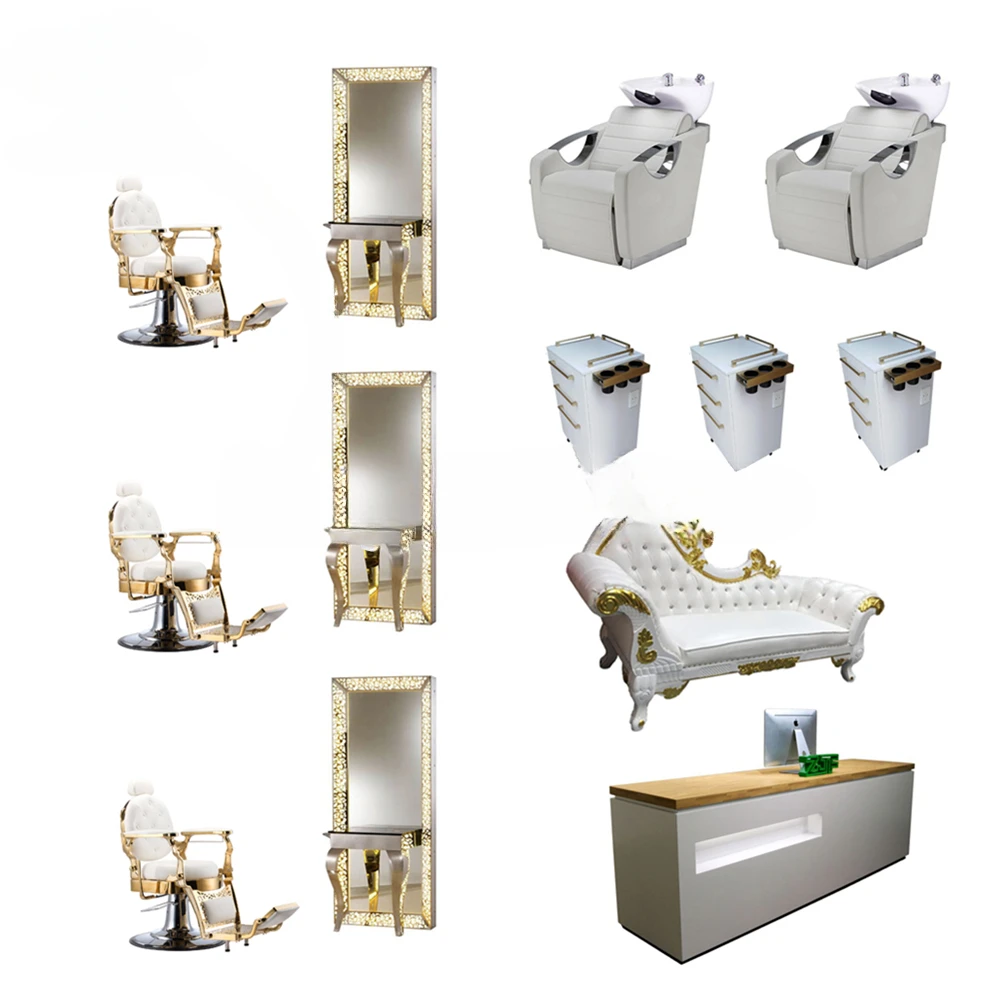 China supplies barber chairs beauty hair salon furniture set