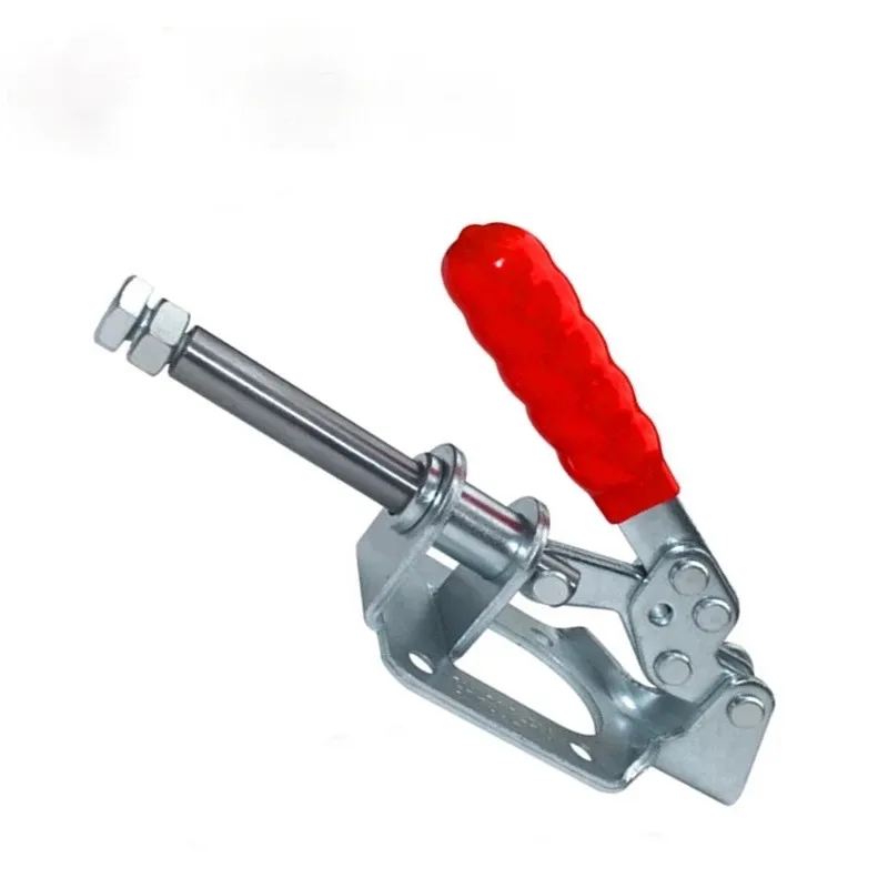 136Kg Holding Capacity Toggle Clamp GH-302-FM GH 302 FM Push Pull Rod Clamp with 180 Degree Handle Opening Angle