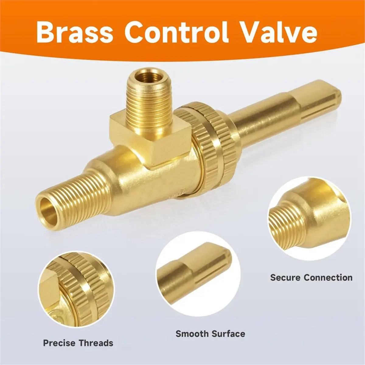 2026 New 4 Pack Gas Burner Valve 1/8