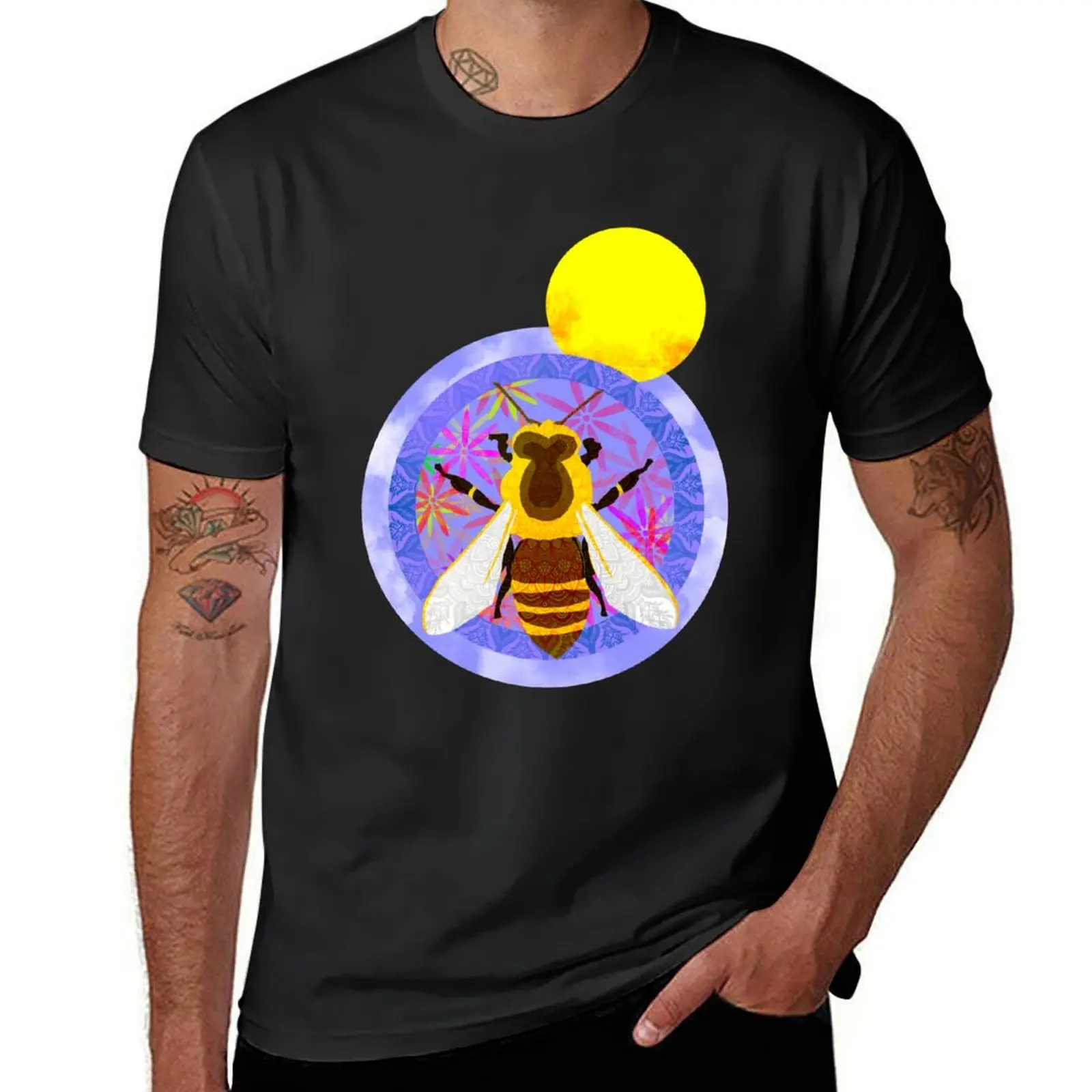 Honey bee T-Shirt plus sizes aesthetic clothes Blouse clothes for men