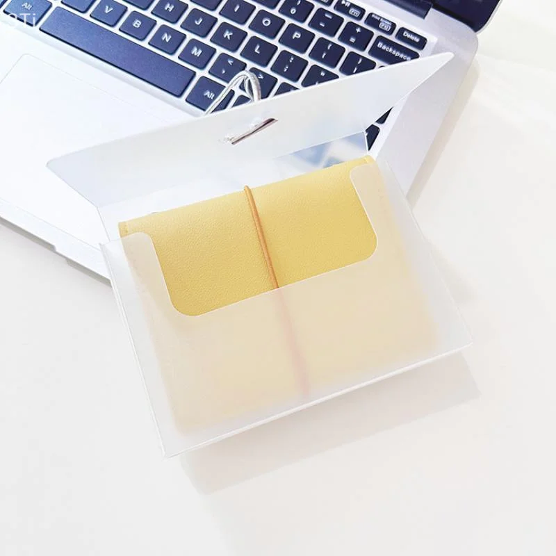 Fotokaarten Frosted Opbergdoos Met Touw Nail Art Display Houder M5 Notebook Materiaal Organizer Draagbare Album Manicure Tool DIY