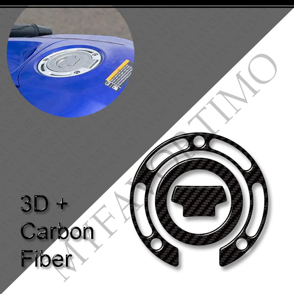 2026 Motorcycle For YZF-R7 YZFR7 YZF R7 Tank Pad Cap Grips Gas Fuel Kit Knee Stickers Decals 3D Carbon Fiber Fairing Fender