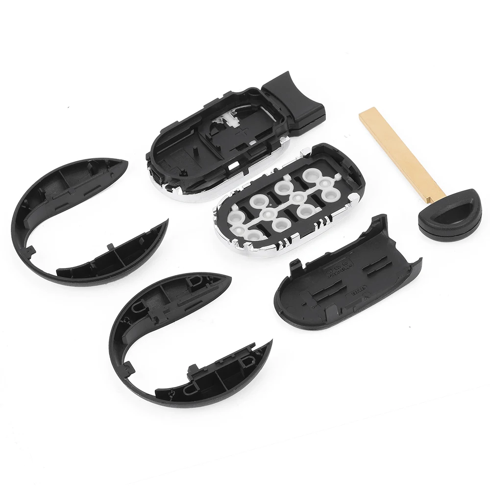 KEYECU 3 4 Buttons Case for BMW Mini Cooper 2014 2015 2016 2017 2018 2019 2020 Auto Smart Remote Control Key Shell Fob NBGIDGNG1